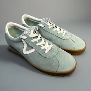 Vans Sport Low Sport Baby Green Suede with Gum Sole Mens 11.5. W 13 Skate Shoe